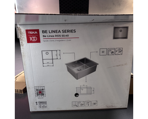 Сталева мийка Teka BE LINEA RS15 50.40 115000005 полірована