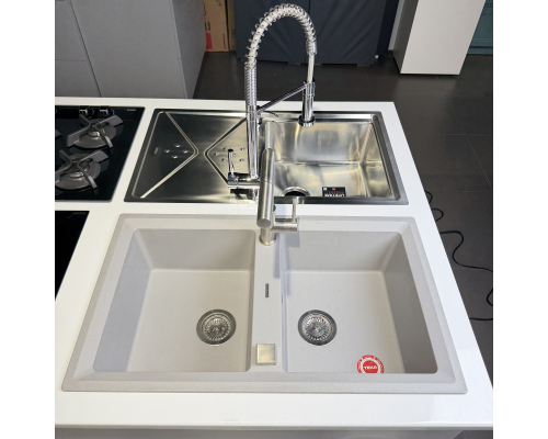 Гранітна мийка Teka STONE 90 B-TG 2B 115260007 сірий металік