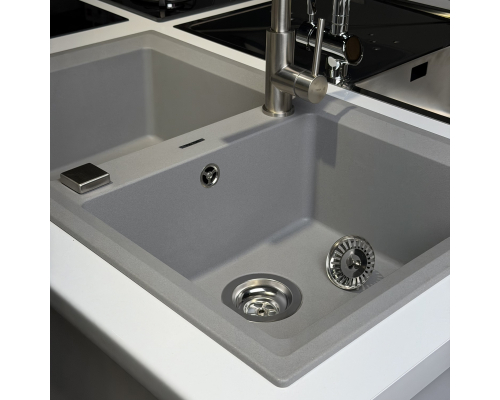 Гранітна мийка Teka STONE 90 B-TG 2B 115260007 сірий металік