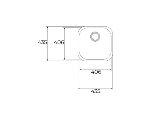 Сталева мийка Teka BE 40.40.20 10125152 полірована
