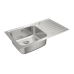 Сталева мийка Teka CLASSIC MAX 1B 1D RHD 11119200 полірована