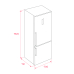 Двокамерний холодильник Teka RBF 78720 GBK 113400000