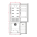 Двокамерний холодильник Teka RBF 78725 GBK 113400025