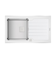 Скляна мийка Teka DIAMOND 1B 1D 86 WH 115100012