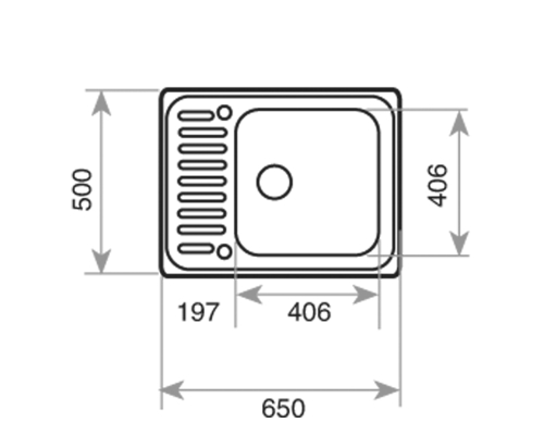 Сталева мийка Teka CLASSIC 1B 40109611 мікротекстура