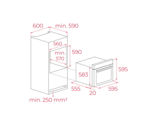 Мультифункціональна духова шафа Teka HBB 6375 SS  111020111