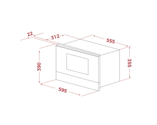 Мікрохвильова піч + гриль Teka NEO MS 6220 BIS L SS  112040006