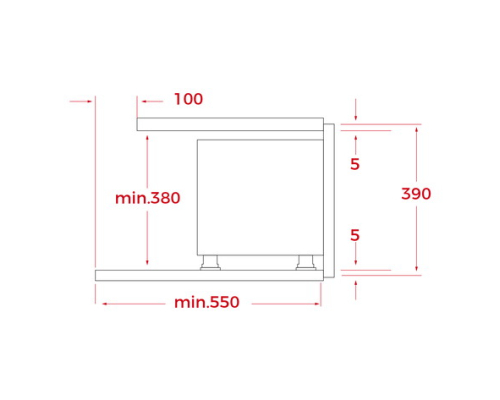 Мікрохвильова піч + гриль Teka NEO MS 6220 BIS L SS  112040006