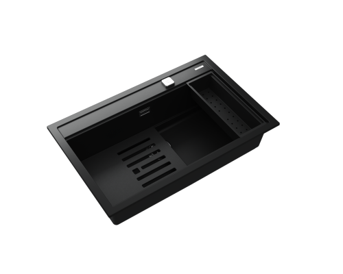 Гранітна мийка Teka NOVA 80 WS-TG 1B 115230057 чорна Гранітна мийка Teka NOVA 80 WS-TG 1B 115230057 чорна