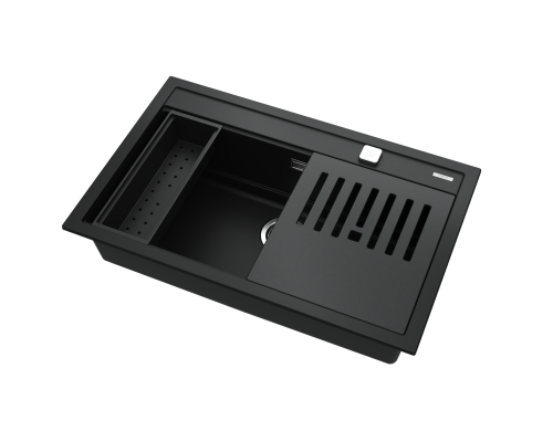 Гранітна мийка Teka NOVA 80 WS-TG 1B 115230057 чорна Гранітна мийка Teka NOVA 80 WS-TG 1B 115230057 чорна