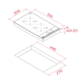 Варильна поверхня електрична Teka TZC 32000 TTC BK  112550011